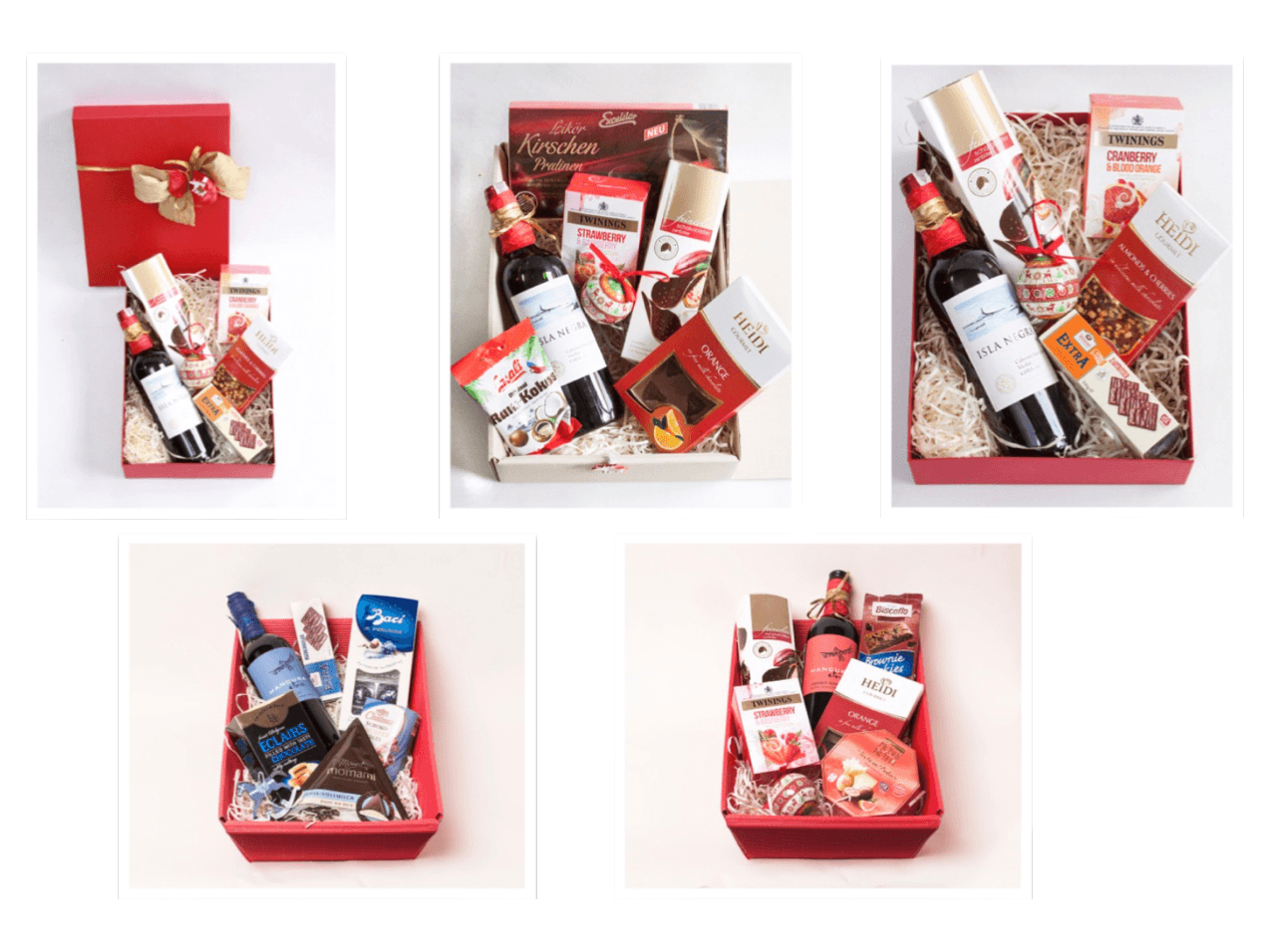 przykładowe kosze prezentowe