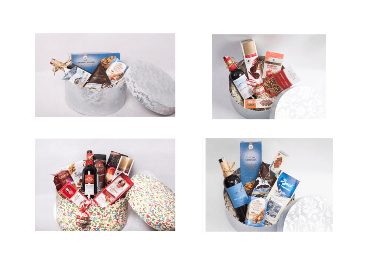 przykładowe kosze prezentowe